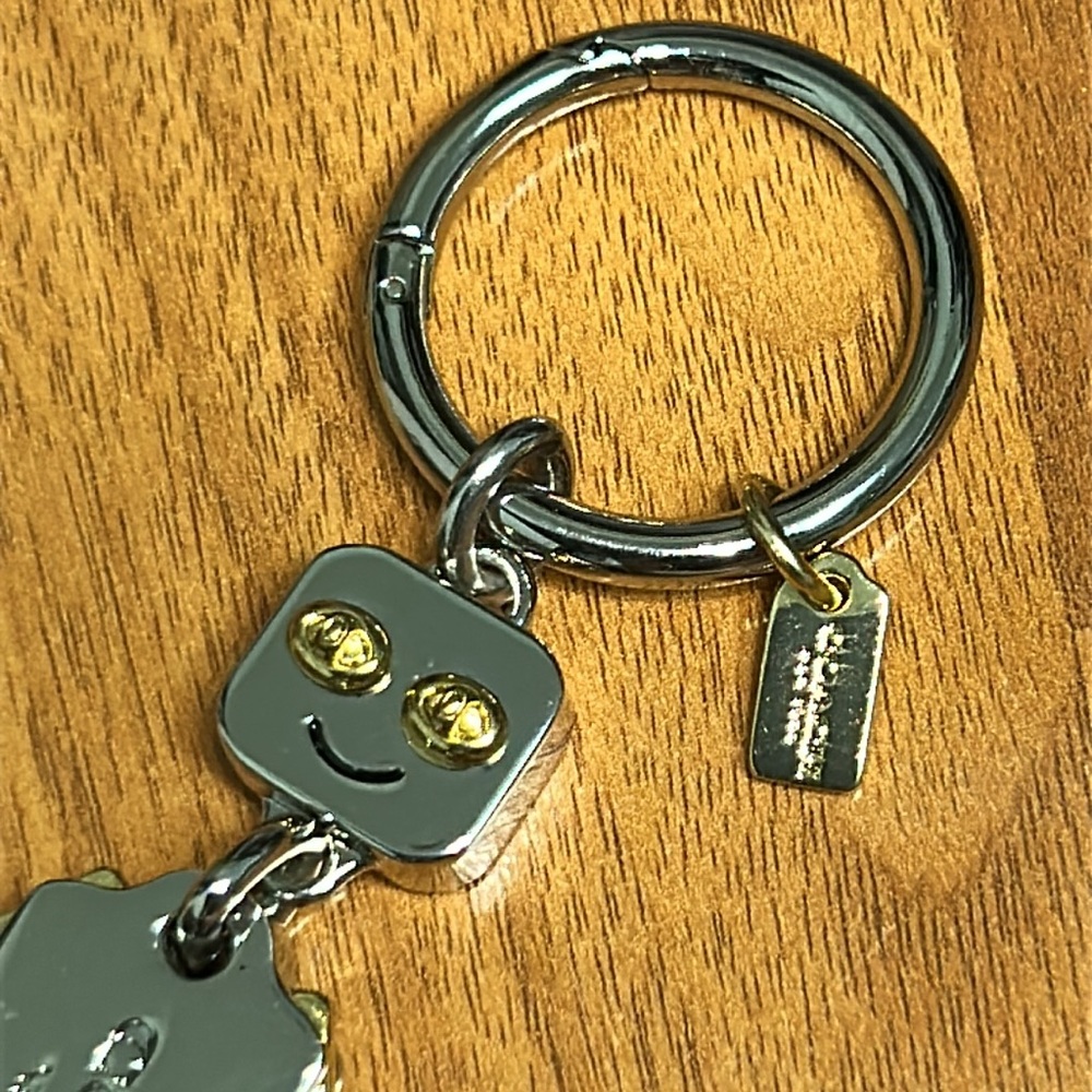 Coach Gold Robot Keychain - Picture 2 of 8